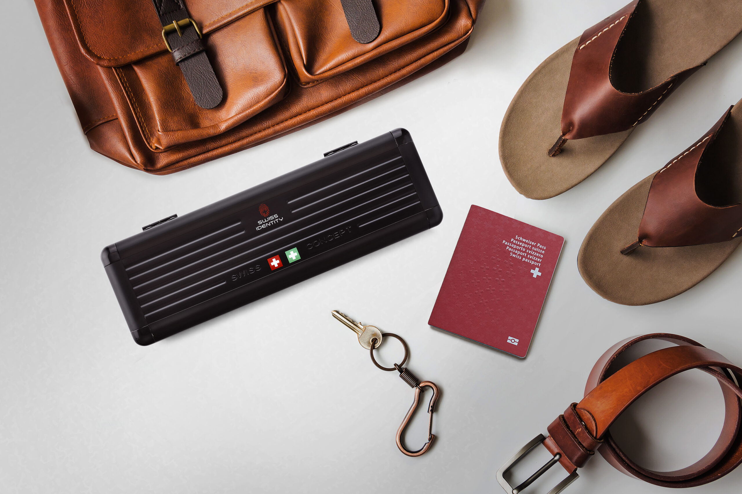 SIT travel kit with watch, straps and travel essentials