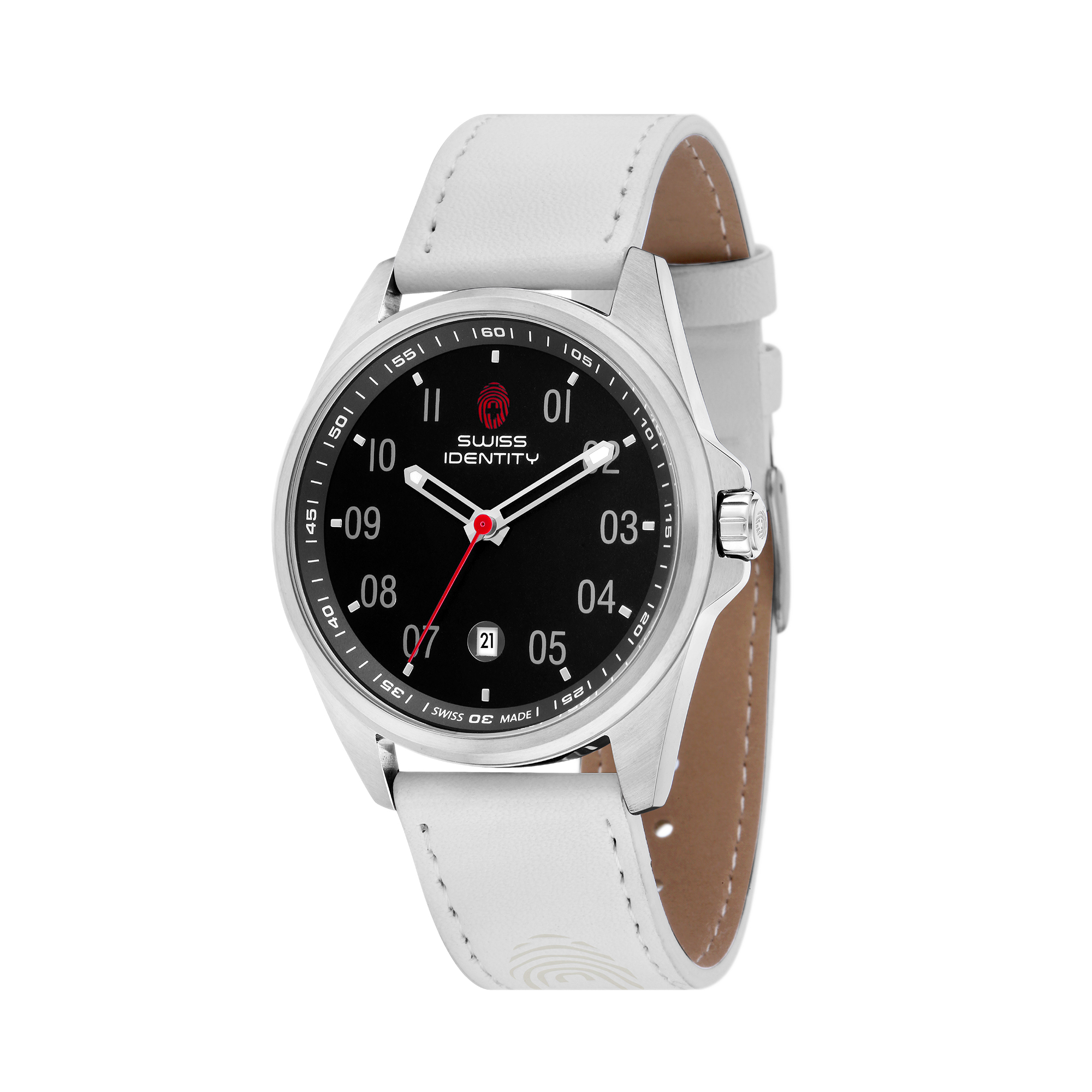 White UV indicator strap